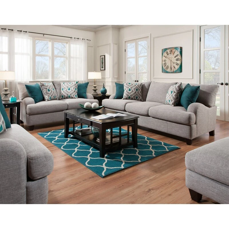 Rosalie 93" Recessed Arm Sofa