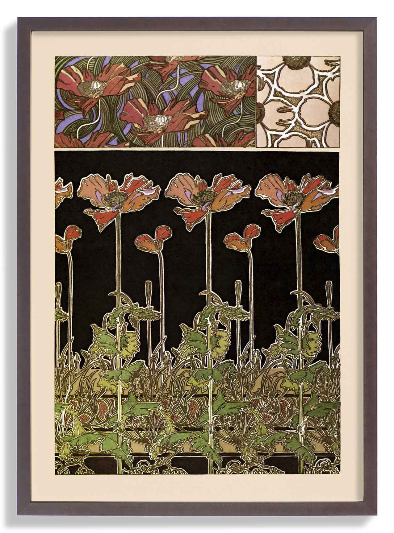 Orientalische Blumen von Alphonse Mucha