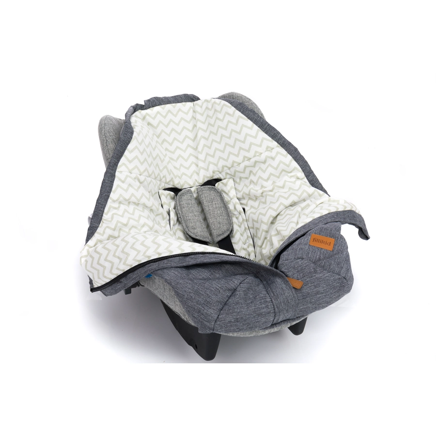 fillikid Sommerfußsack Light Small Gruppe 0 Grau Melange