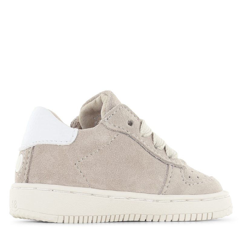 Shoesme taupe suède sneakertje Suède | Uni schoenen