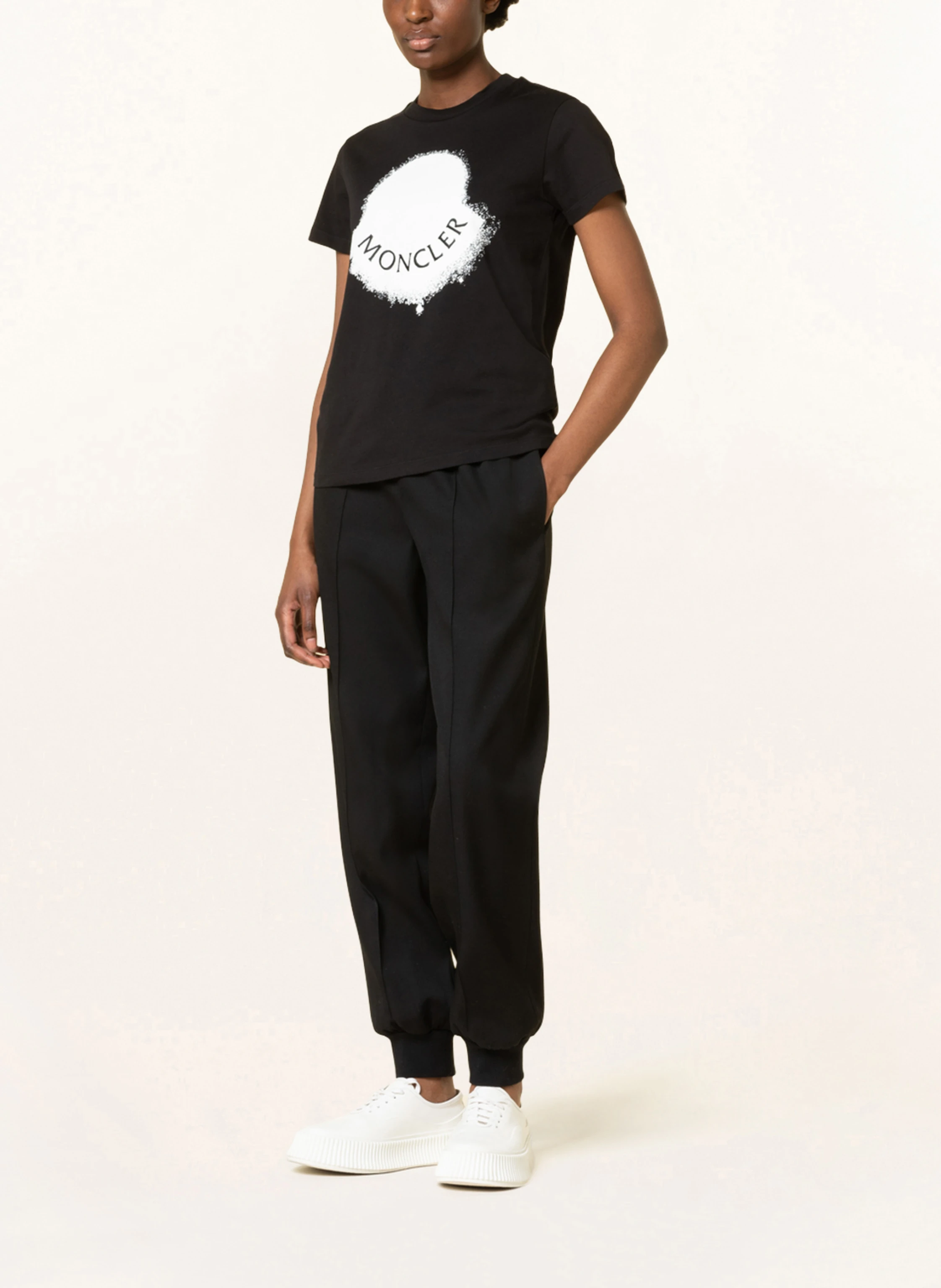 MONCLER T-Shirt mit Stickereien