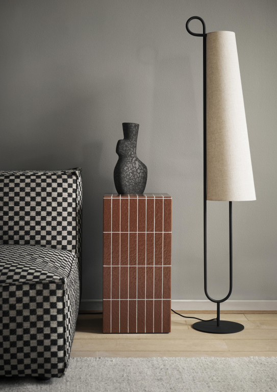 Ferm Living Yara vaas L rustic iron