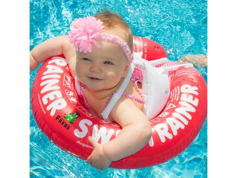 Fred's Swim Academy Swimtrainer Classic Rot Schwimmring Classic ab 3 Monaten, 6-18 kg