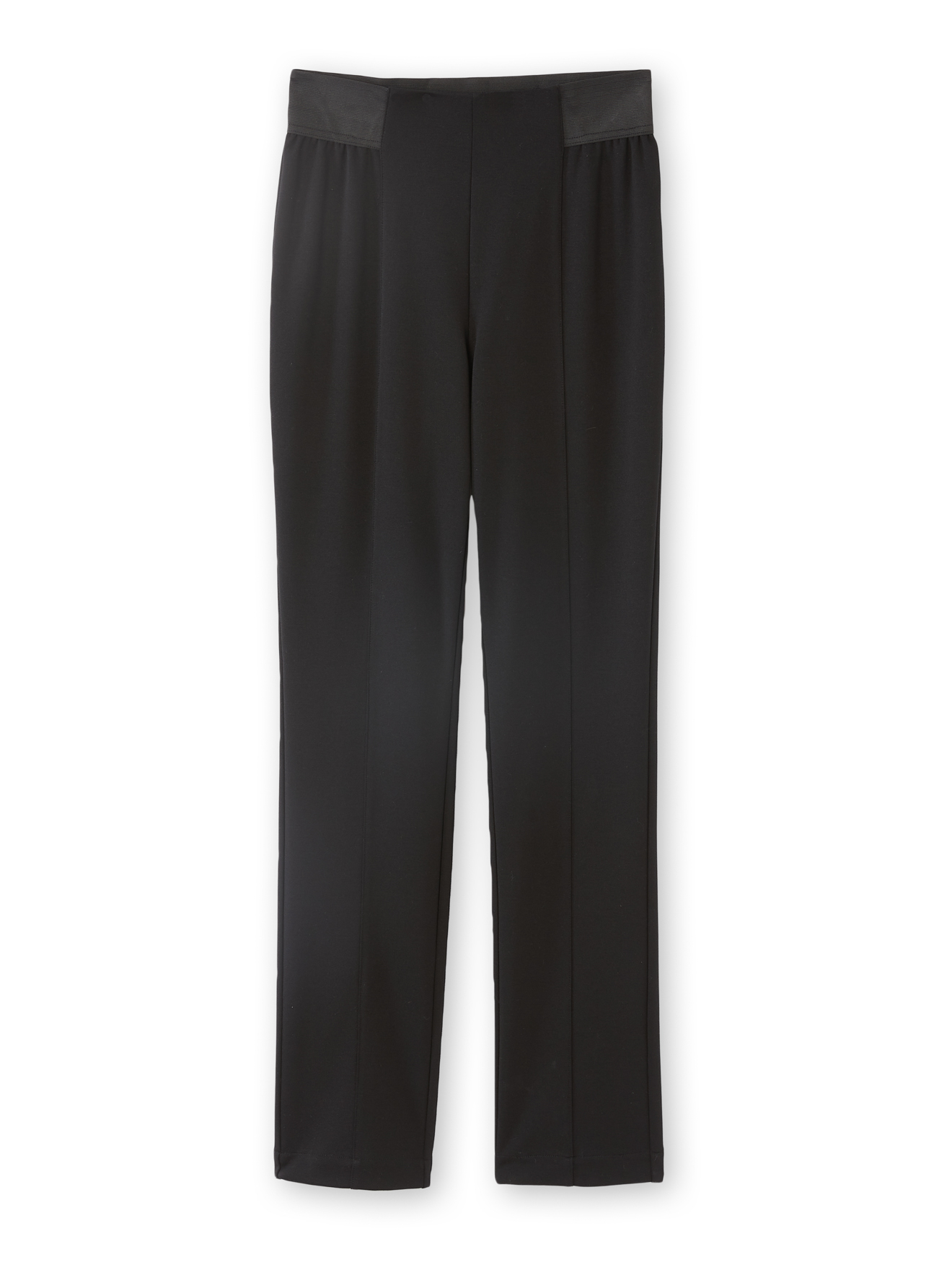 Pantalon élastiqué en maille milano