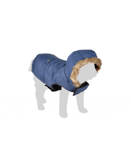 Flamingo Winterjas Sabi Blauw - Hondenkleding