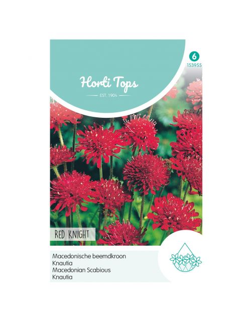Hortitops Knautia - Macedonische Beemdkroon Red Knight - Bloemenzaden - 250 g