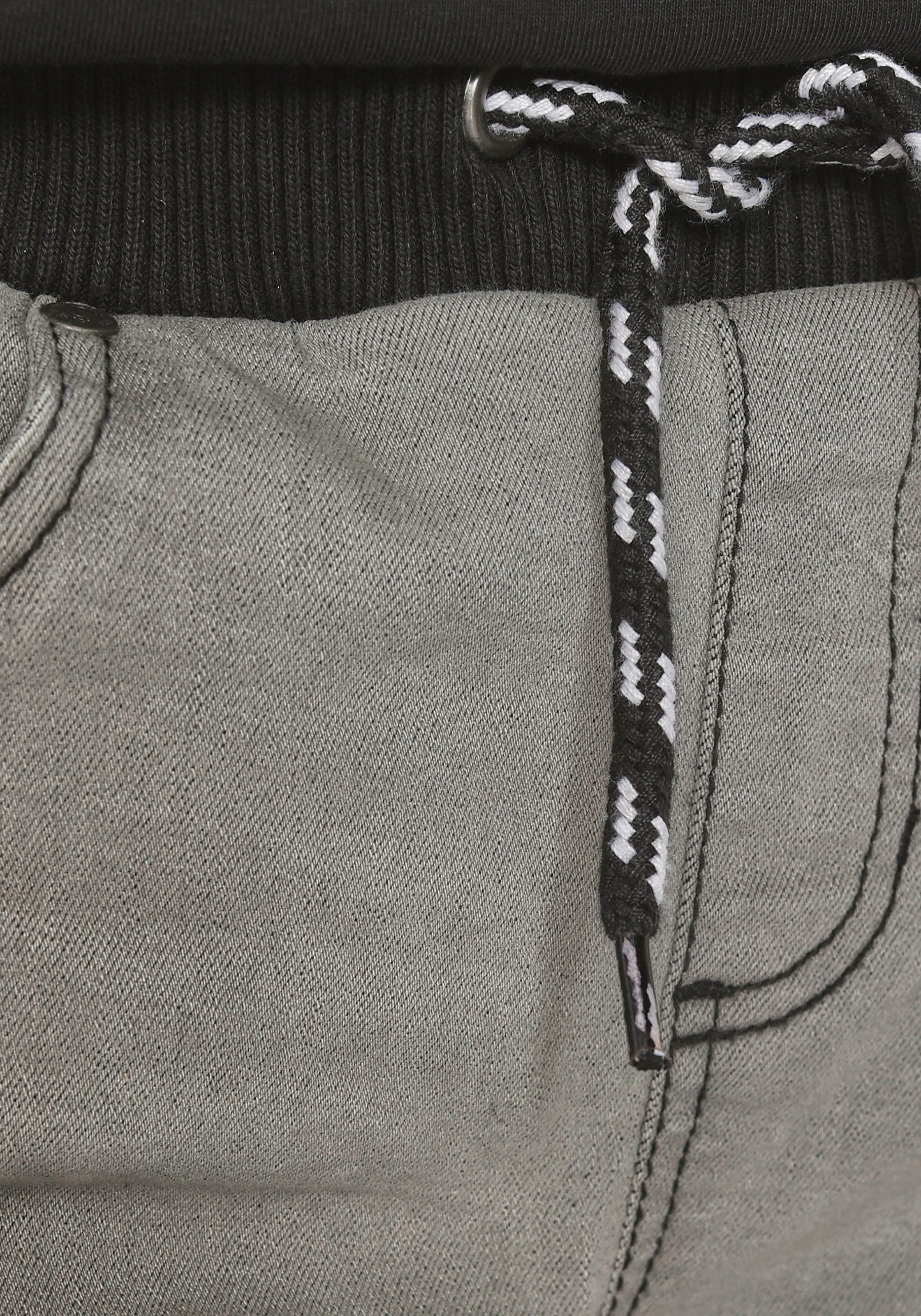 Arizona Schlupfjeans », Stretch-Jeans für Jungen«, bequeme O-Shape-Passform,  Used-Look-Waschung