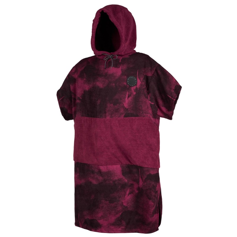Mystic Poncho Allover Oxblood Red - The Corner Shop