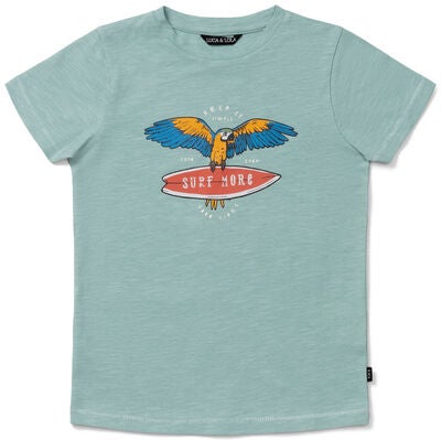 Luca & Lola Riccione T-Shirt 2-pack, Green/White