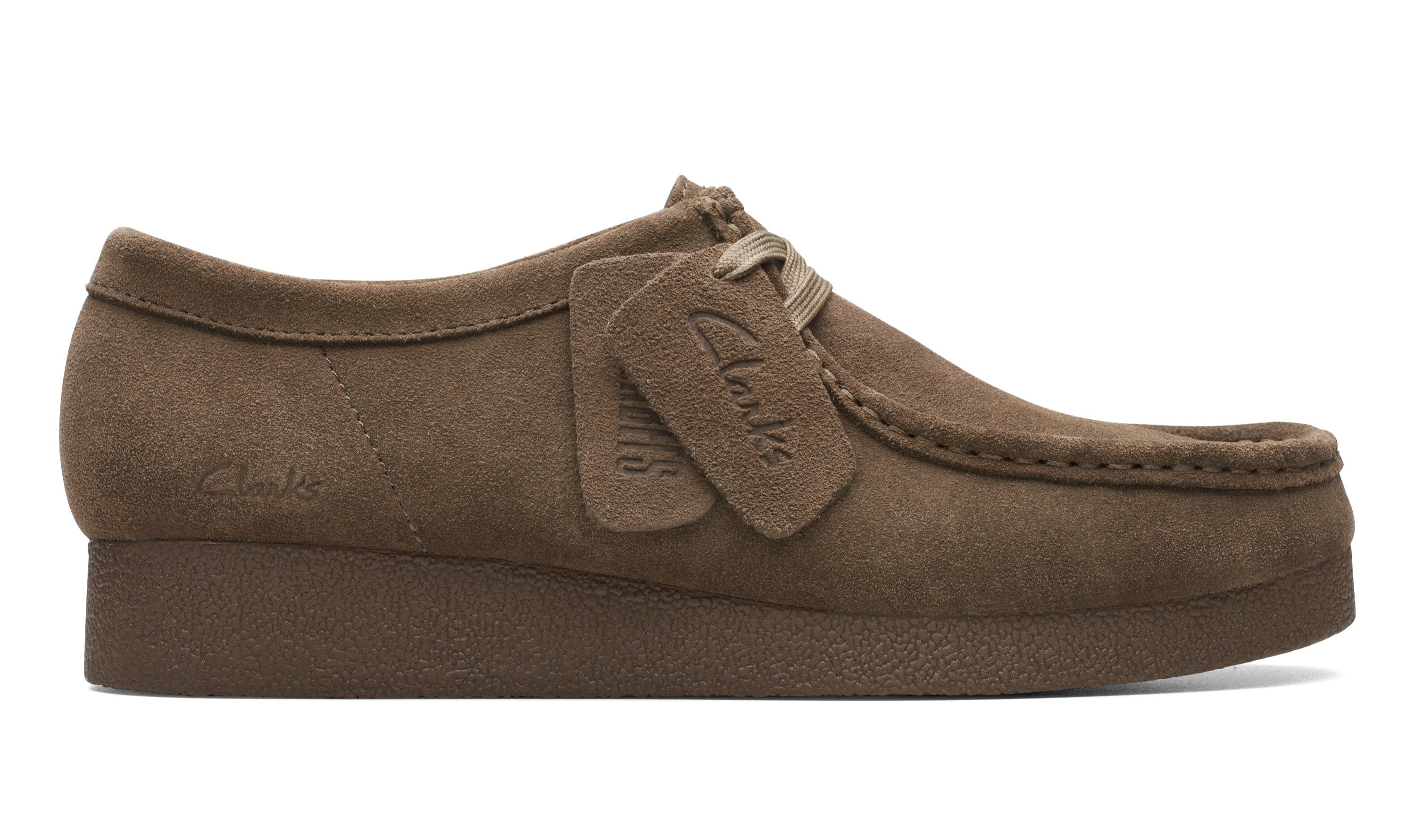 Clarks  Wallabee Evosh sko - Olive Suede