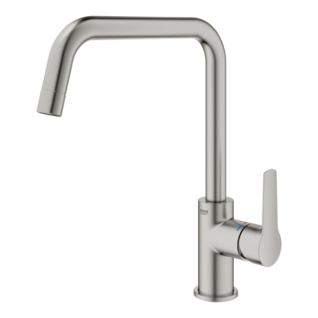 Grohe keukenkraan Start hoge U-uitloop QuickFix supersteel (RVS look)