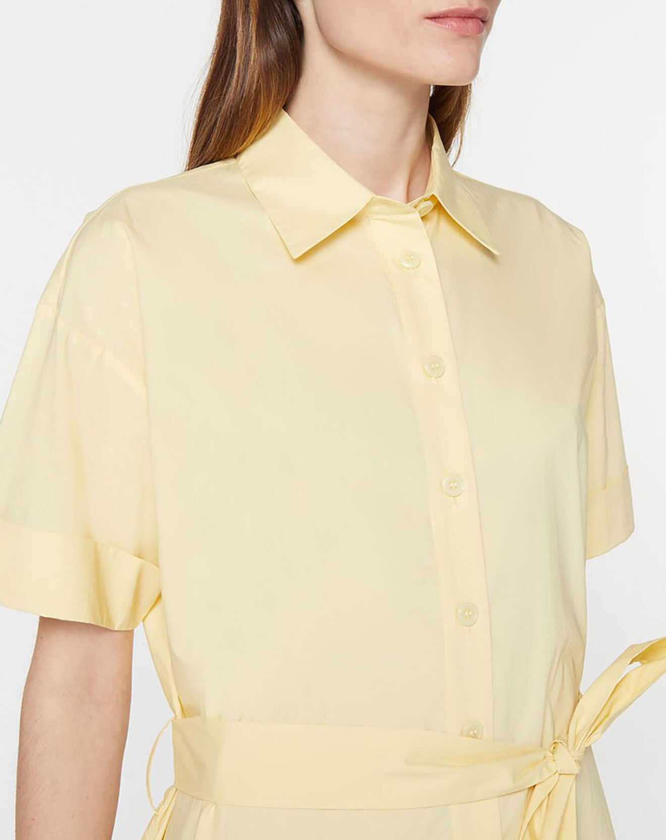 Jodhpur Robe en Popeline de Coton bio Micro jaune