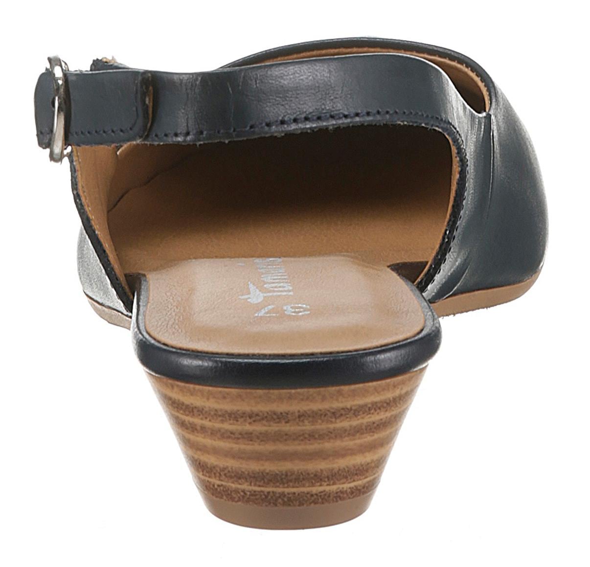 Tamaris Slingpumps »Trina«  , Abendschuh, Sommerschuh, Blockabsatz, in schlichtem Design
