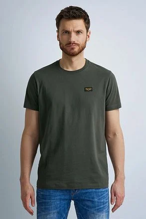 PME Legend T-Shirt Logo Donker Groen PTSS0000555 kopen