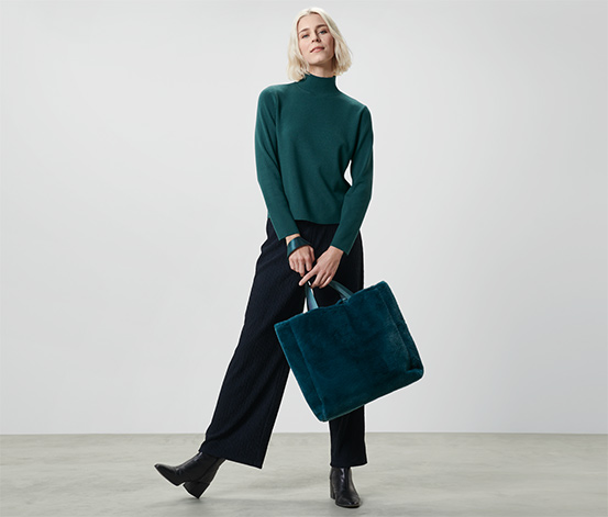 Strickpullover, petrol
