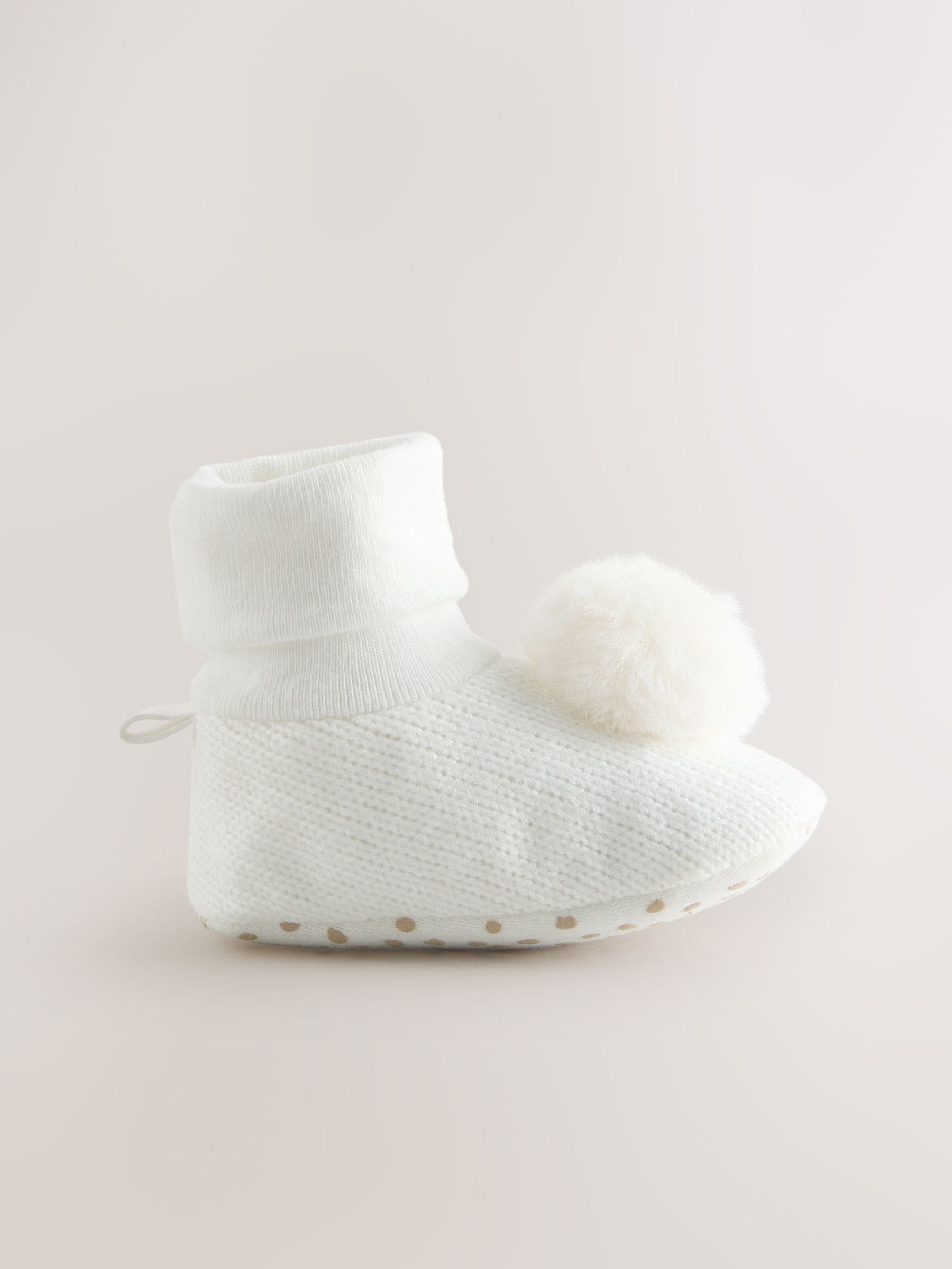 Wit - Baby Sokken Top Boots (0-18mnd)