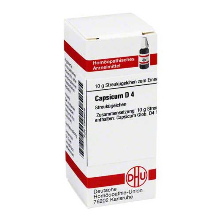 DHU Capsicum D 4 Globuli, 10 g