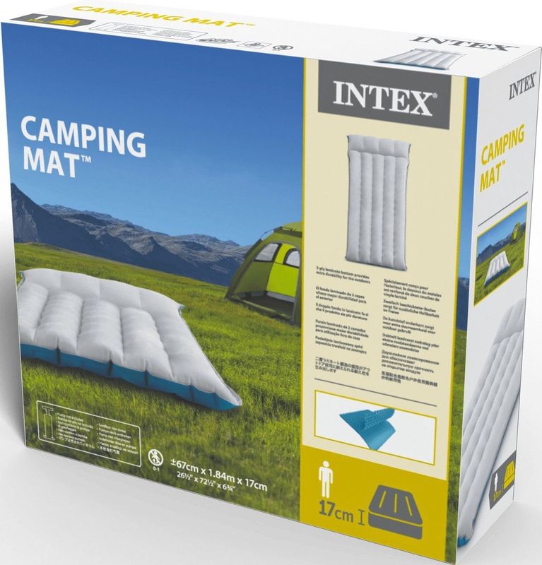Intex 72.5 x 26.5 x 6.75inch Fabric Camping Air Bed