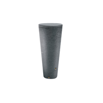 Regenton Tubo graniet met plantenschaal 320L