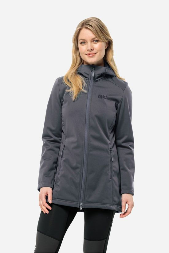 Jack Wolfskin Jack Wolfskin Windhain Softshell Parka Dames
