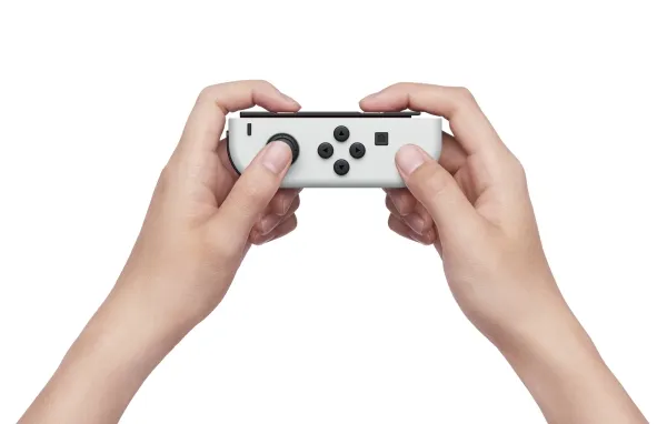 Nintendo | Switch OLED - Spilkonsol - Full HD - 64GB - Hvid | Inkl. 2 x Joy-Con (Hvid)