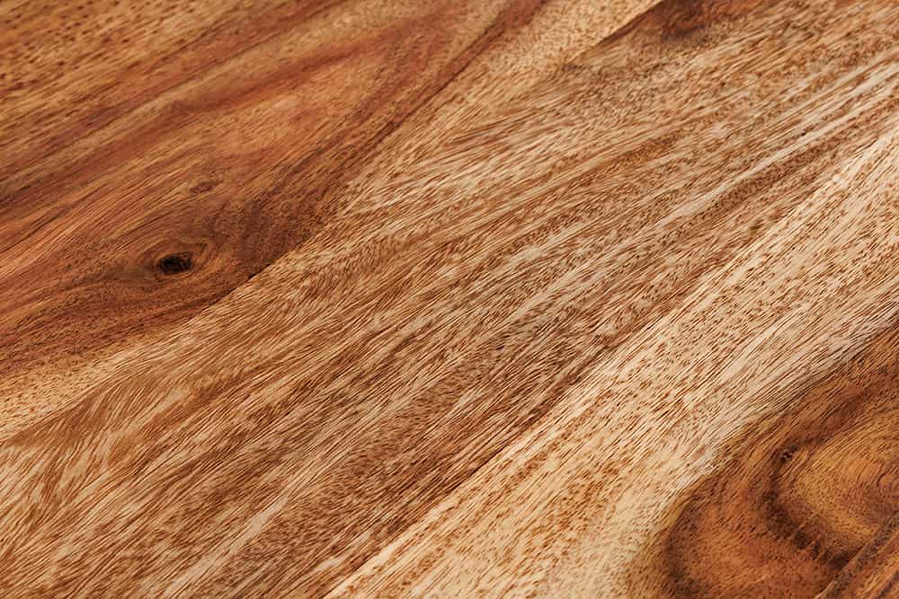 Hängendes TV-Lowboard AMAZONAS 160cm braun Sheesham Massivholz Baumkante Metall schwarz