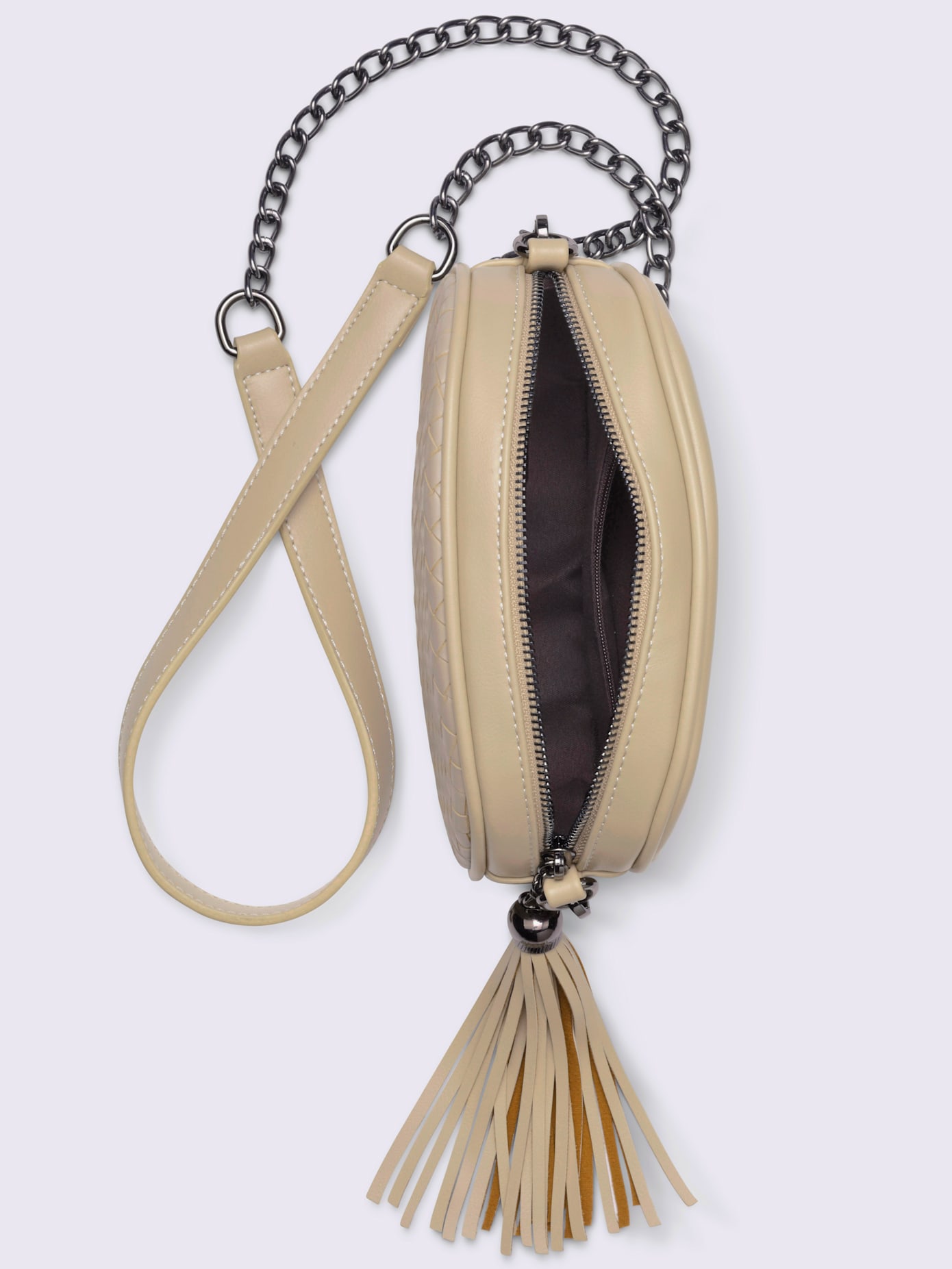 Sac motif tressé décoratif