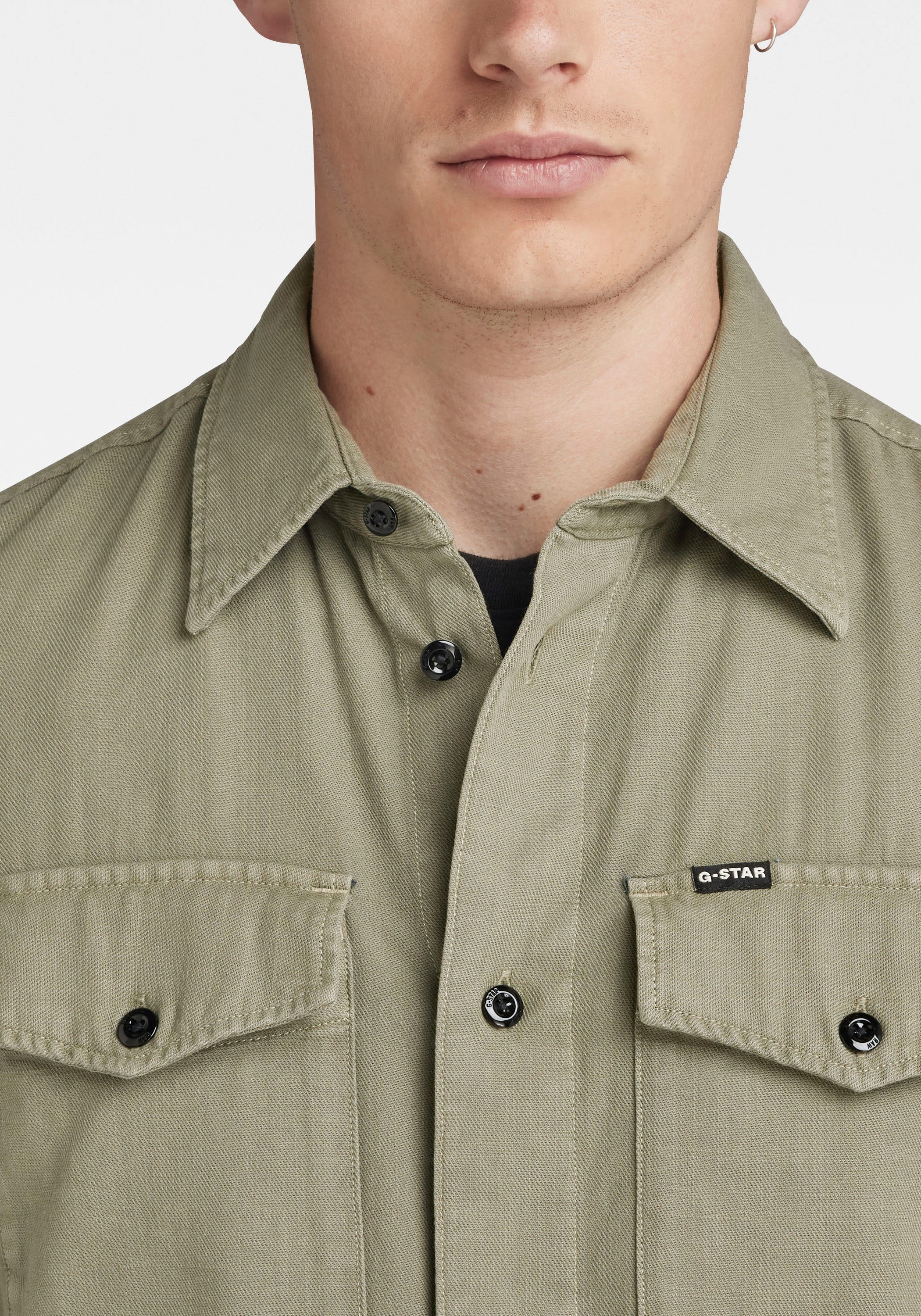G-STAR Jeanshemd »Marine Slim«, mit Pattentaschen
