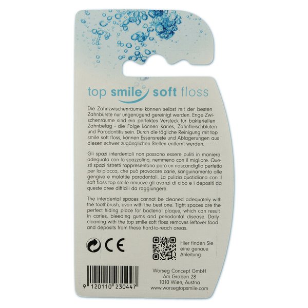 Dr. Worseg Top Smile Soft Floss - Zahnseide (30 m)