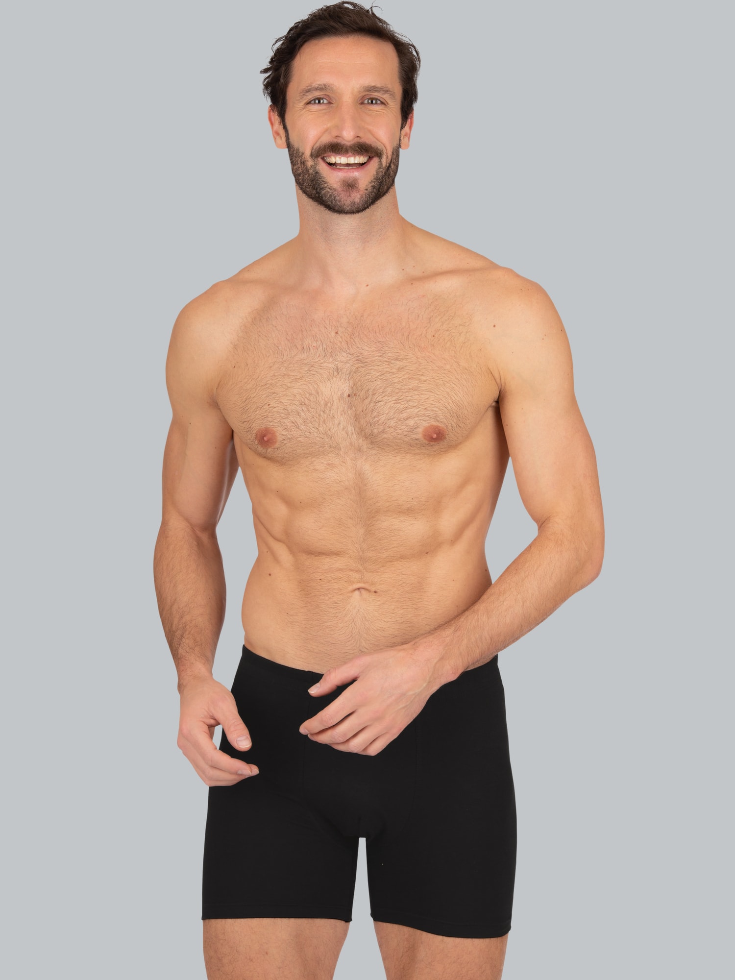 Herren Pant in bequemer Stretch-Qualität Schwarz