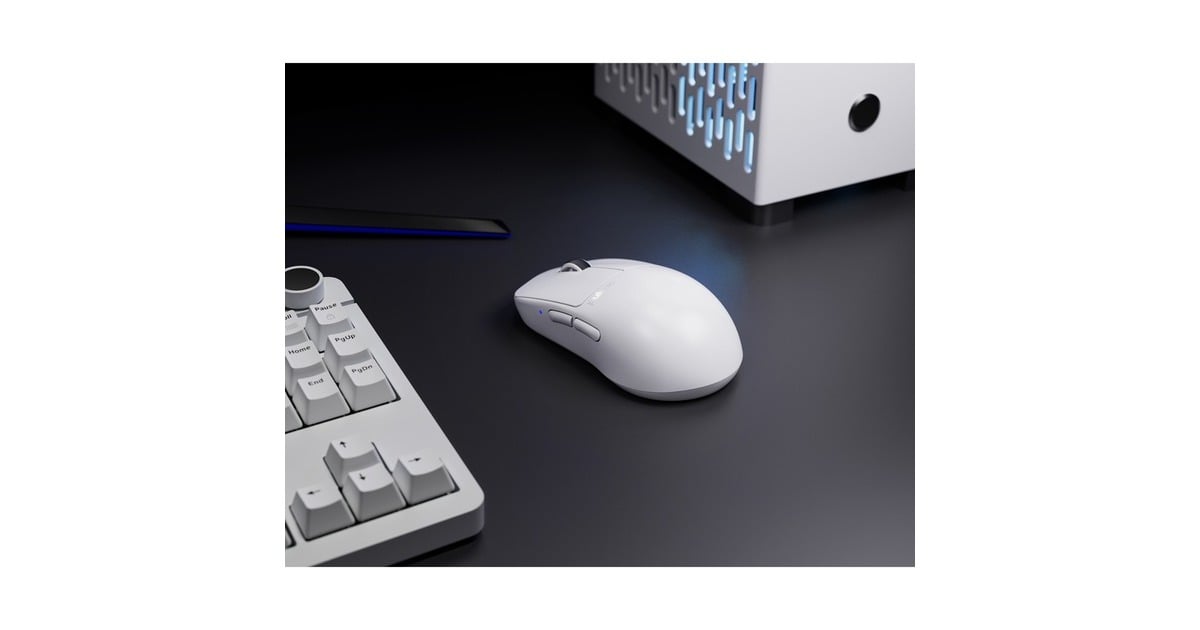 PulsarX2H v3 Mini Gaming Mouse  (Wit, 32000 DPI)