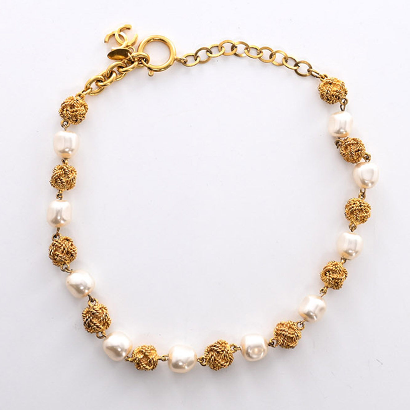 Chanel Collier Perles doré - Très bon état