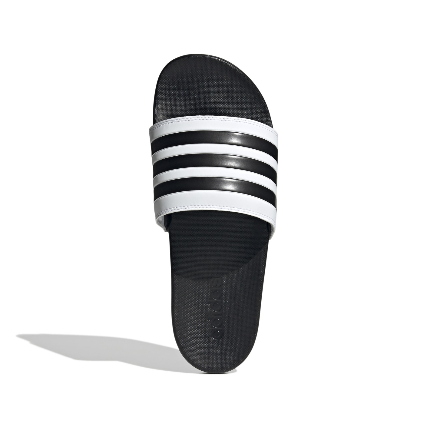 Adidas Adilette Comfort Slippers Zwart Wit Zwart