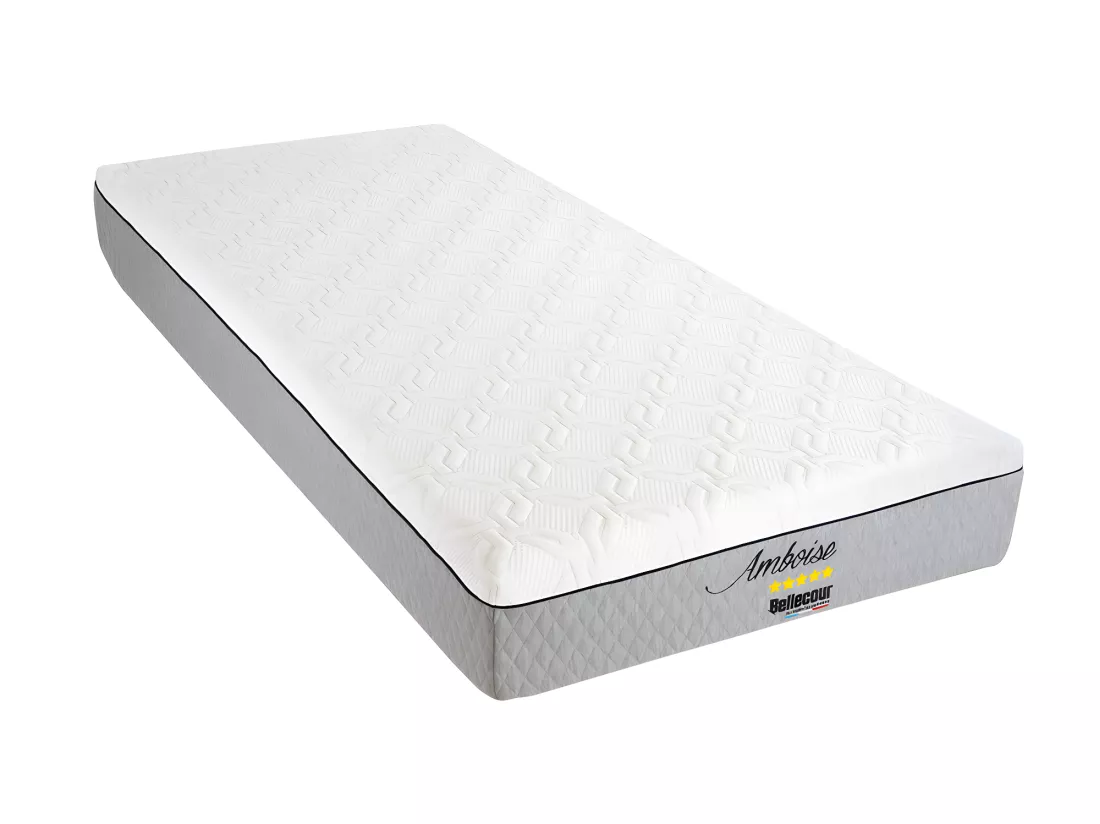 BELLECOUR LITERIE | Matelas AMBOISE 90x190 cm | Mousse avec mémoire de forme