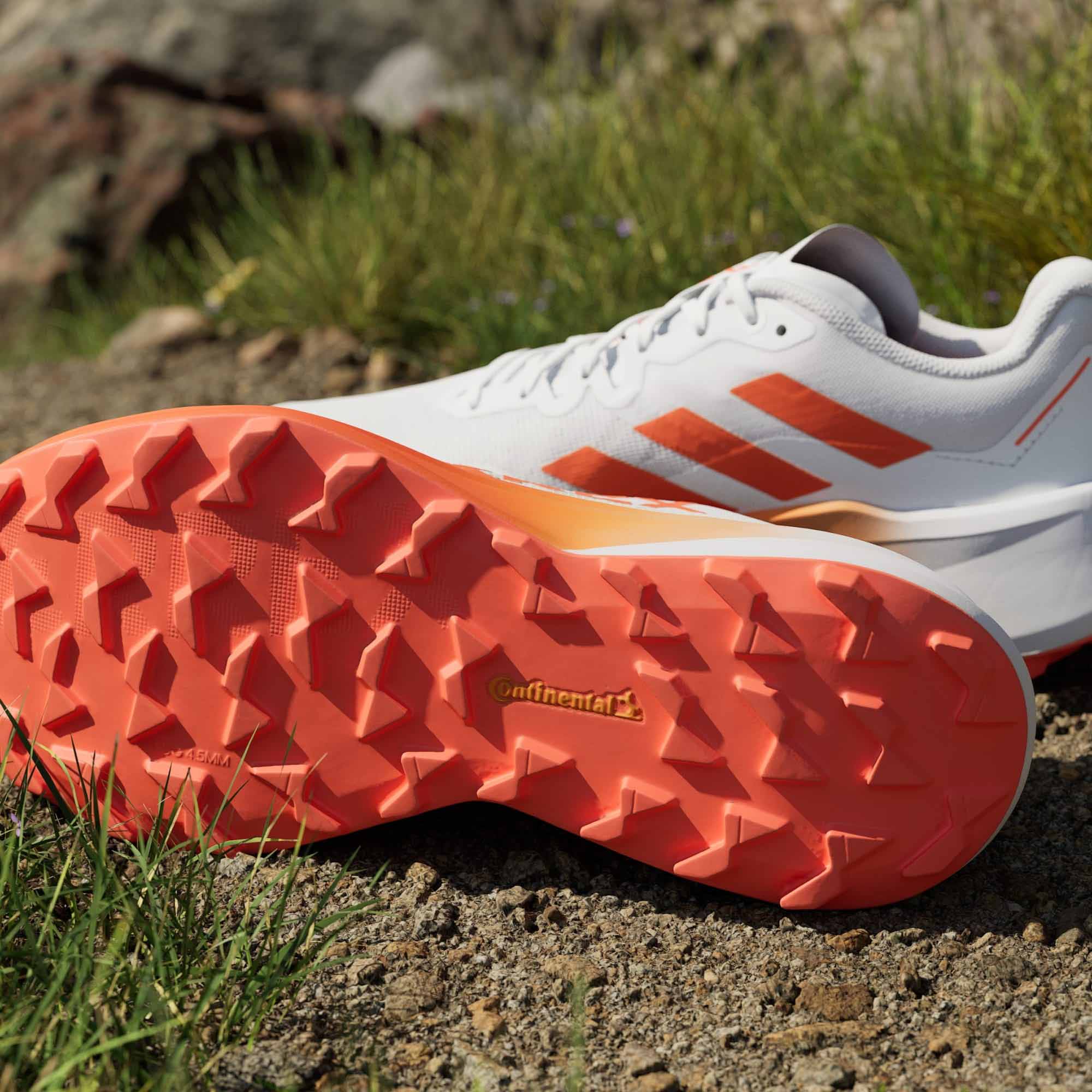 Terrex Agravic 3 Herre Cloud White/Semi Impact Orange/Dash Grey