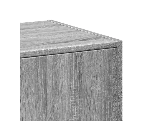 Armoire apothicaire sonoma gris 30x41x118 cm bois d'ingénierie
