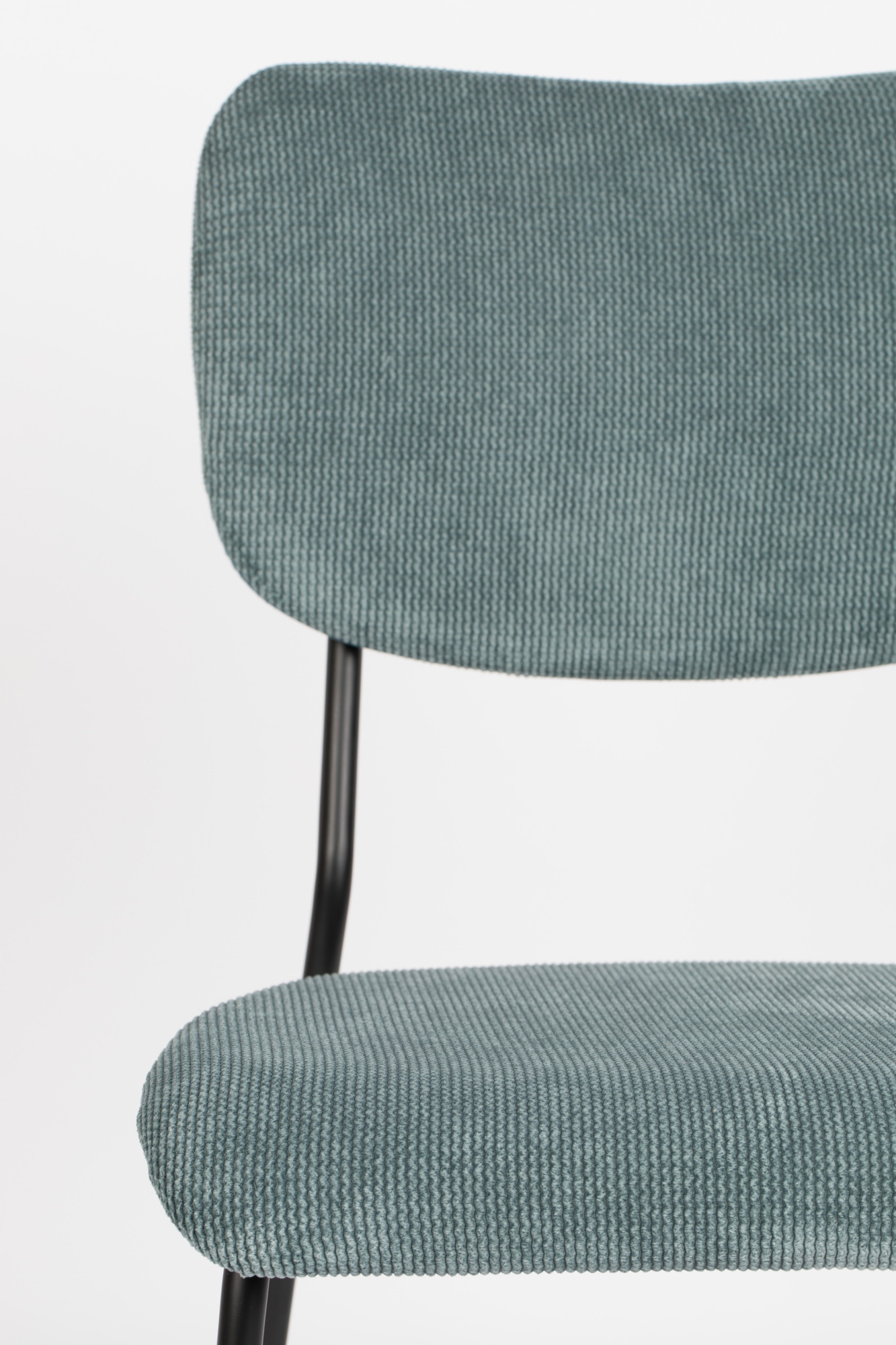 Eetkamerstoel Benson met armleuning Grijs/blauw - set van 2