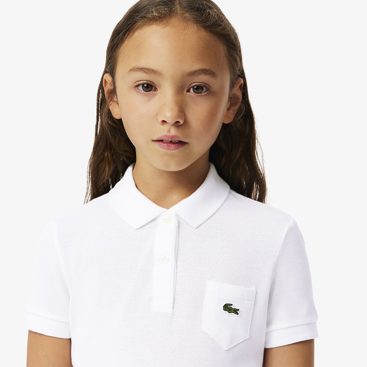 LACOSTE<br>Vestido polo de manga curta
