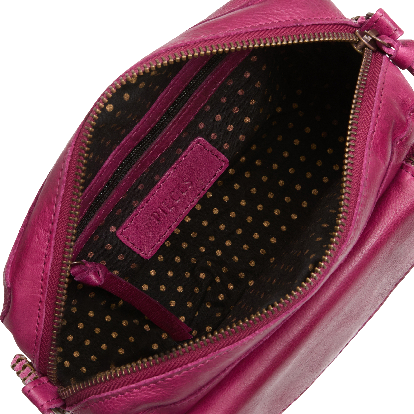 NAINA - Sac bandoulière en cuir | Violet