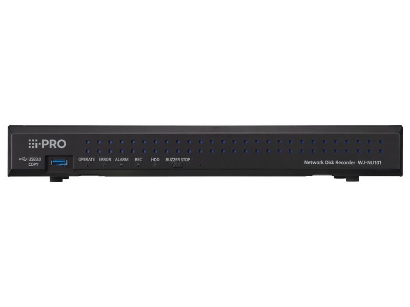 i-Pro Netzwerkrekorder WJ-NU101KG 4 Kanal ohne HDD Neue NVRs mit höherer Sicherheitsstufe und einfacher Installation mit integriertem PoE  Switch
