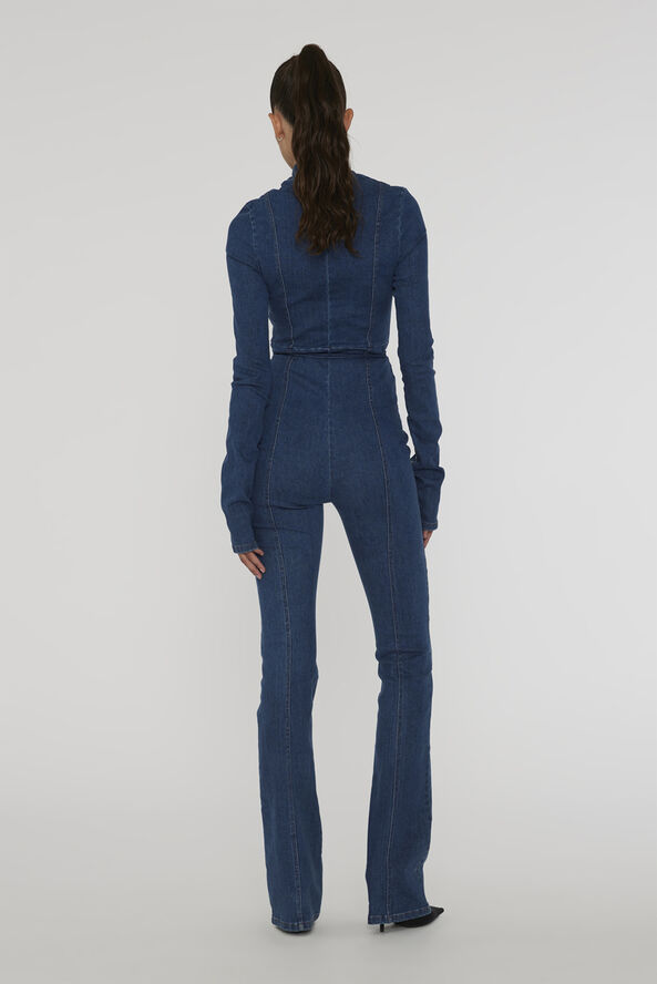 ROTATE Birger Christensen Stretchy Ls Jumpsuit Orion blue