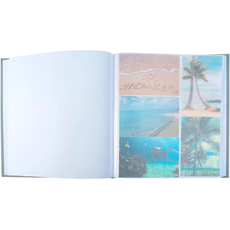 Album photo livre 60 pages blanches Ellipse - Gris