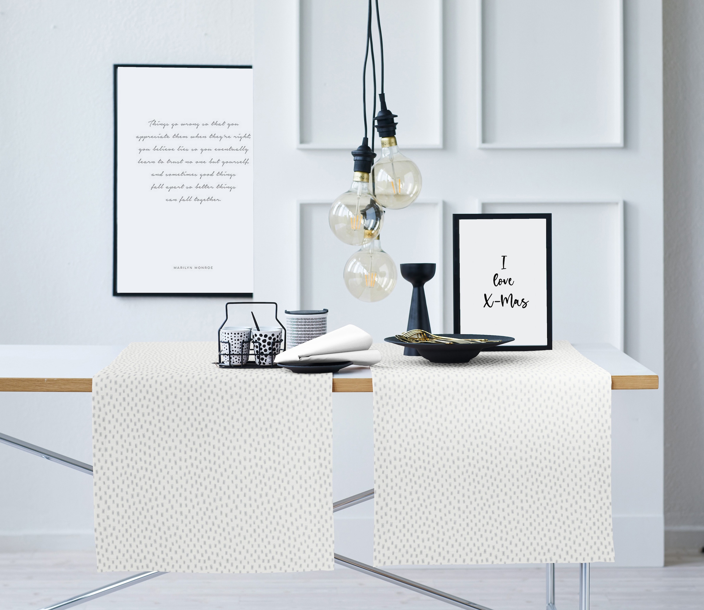 APELT Tischläufer »9601 CHRISTMAS ELEGANCE, Weihnachtsdeko, Weihnachten« Lurex-Jacquardgewebe