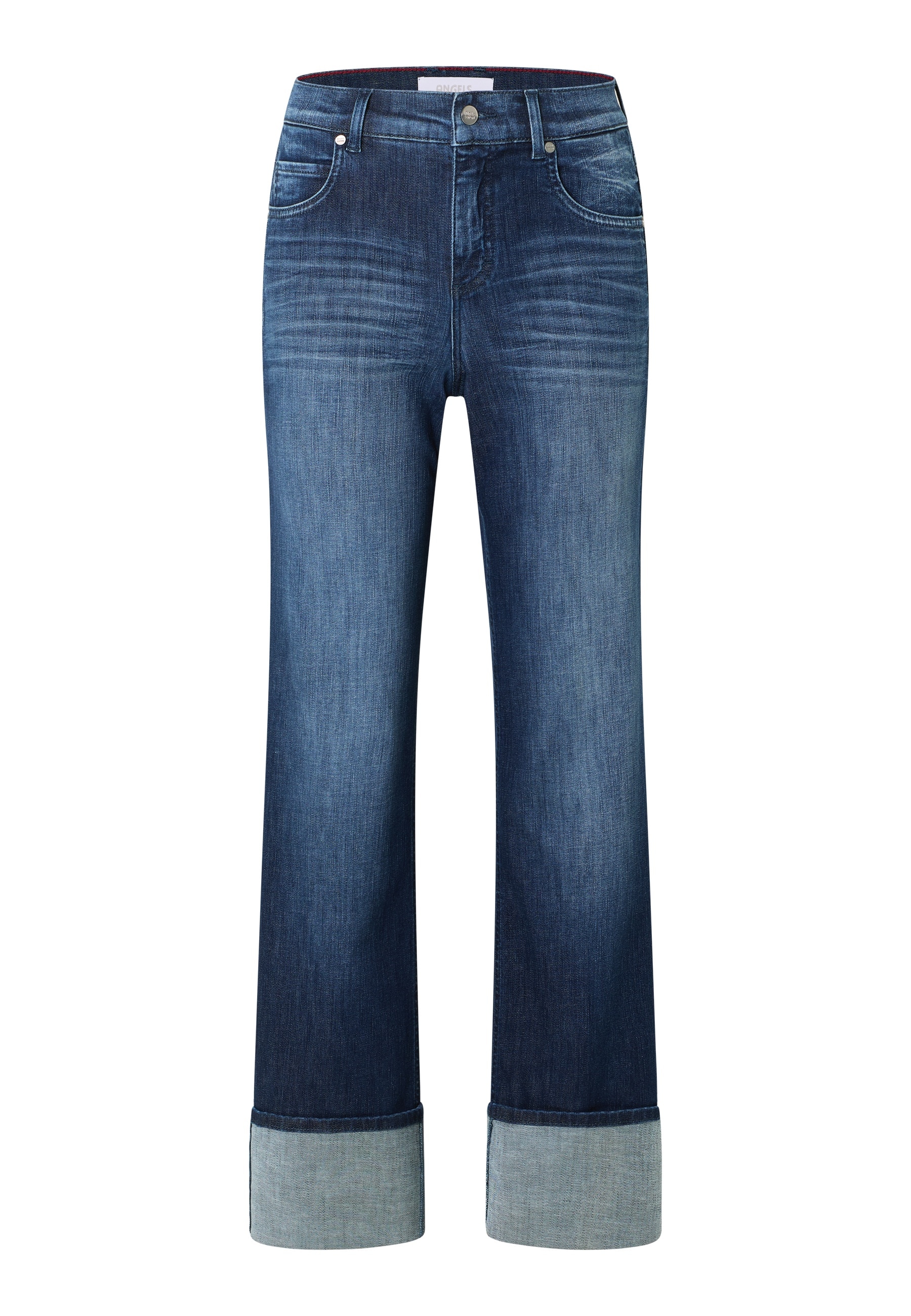 ANGELS Straight-Jeans »LARA TU«, mit umgeschlagenem Bein