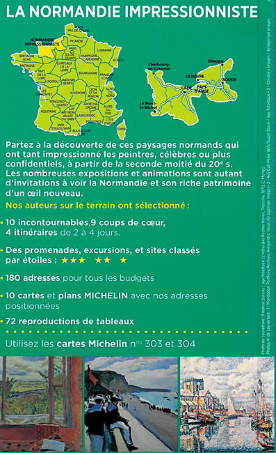 MICHELIN - GUIDE VERT NORMANDIE IMPRESSIONNISTE