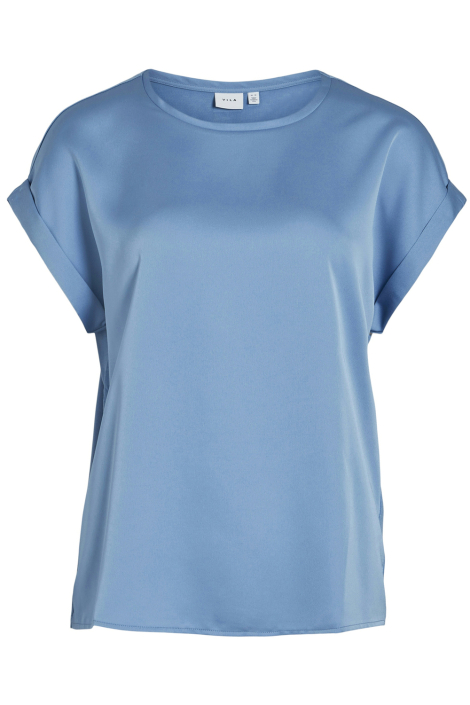 Vila blauwe dames t-shirt