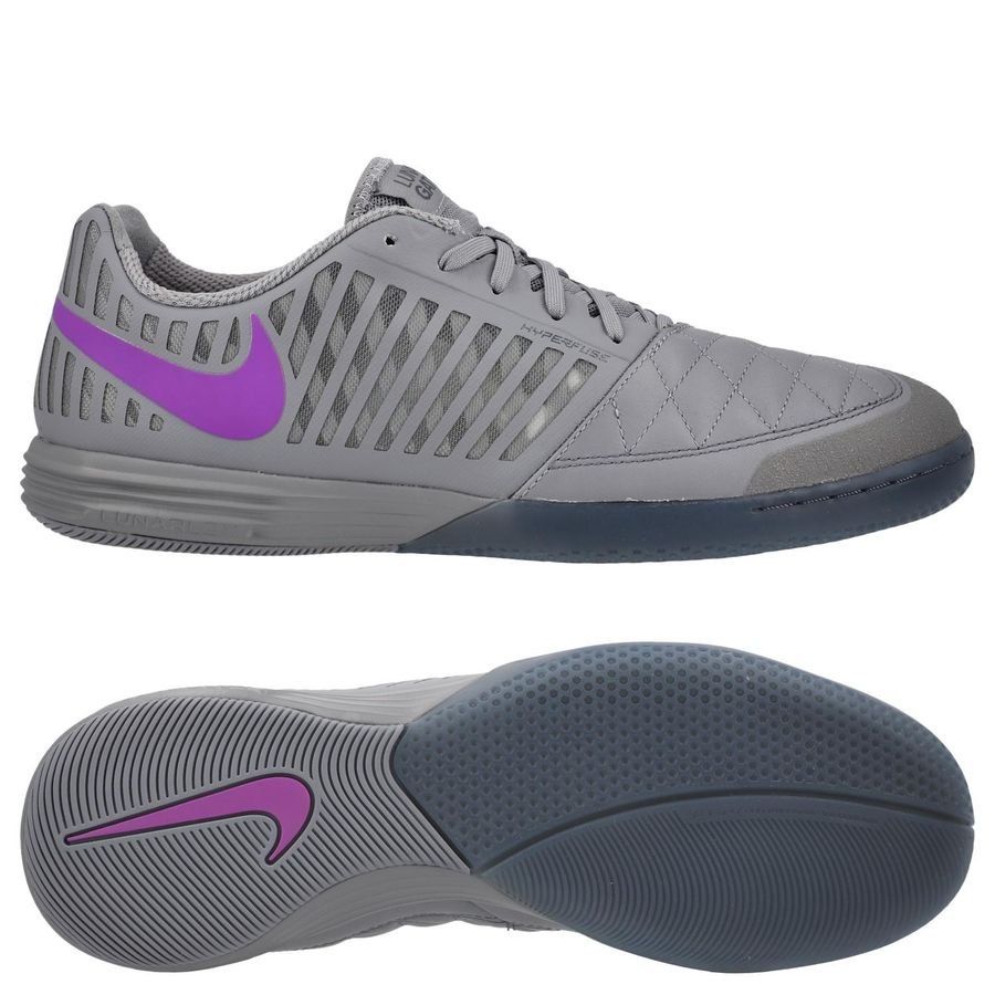 Nike Lunargato II IC Small Sided - Argenté/Lilac Bloom