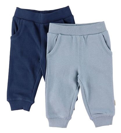 Minymo Jogginghosen - 2er-Pack - New Navy