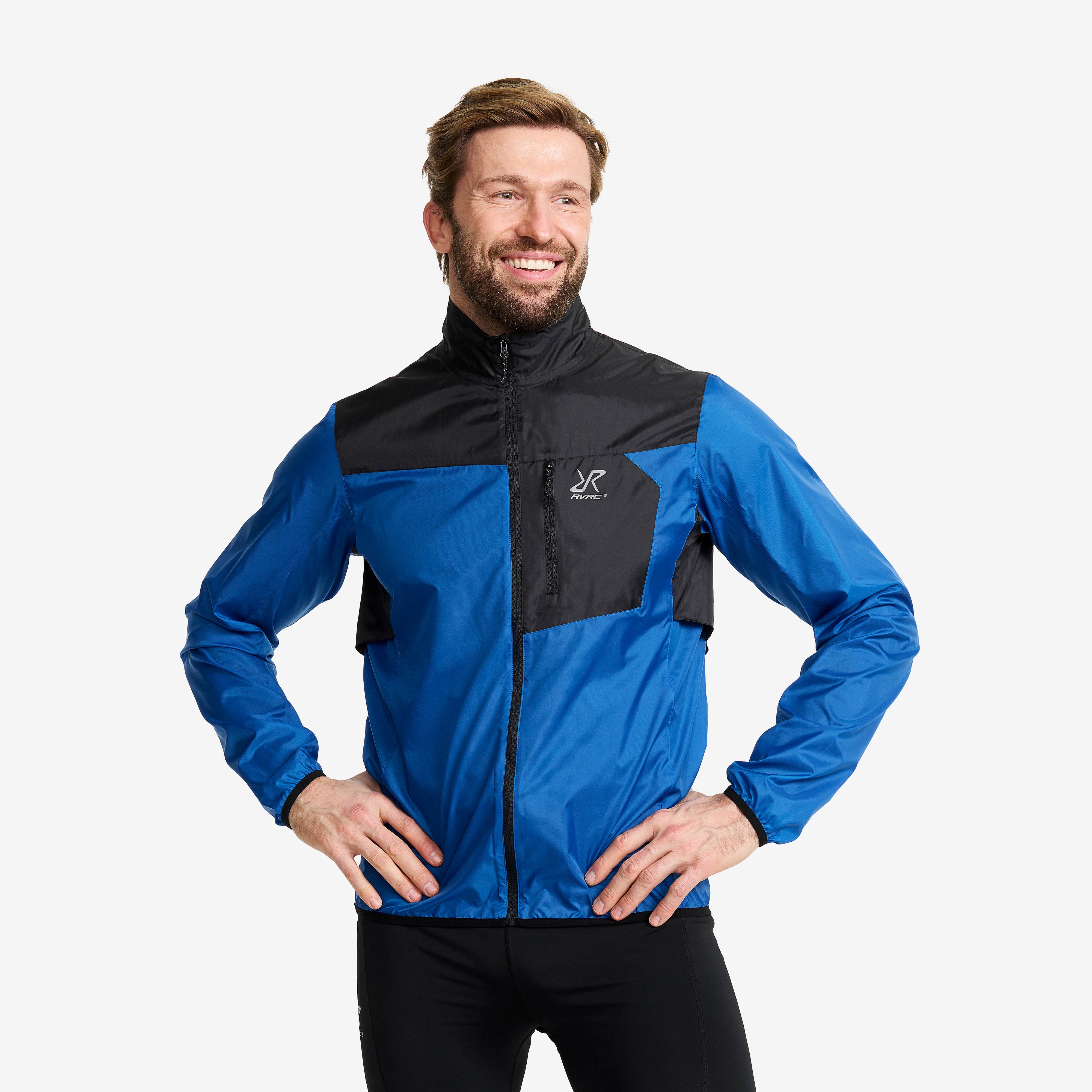 Unit Light Windbreaker Herre Imperial Blue/Black