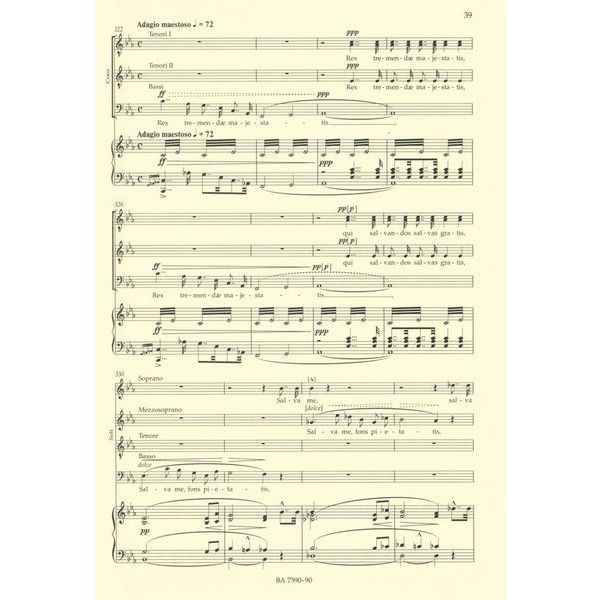 Bärenreiter Verdi Messa da Requiem